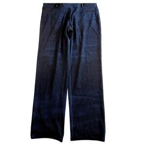 Designer Cathy Daniels Womens new w/Tags Dark Blue Knit Bootcut Pants - Size L